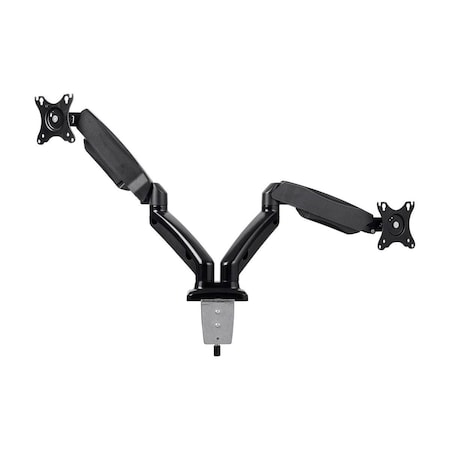 Monoprice Workstream by Dual Monitor Adjustable Gas Spring Desk Mount_ For Small 24588